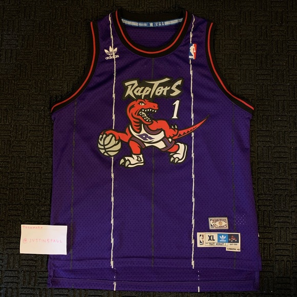 Tracy McGrady Toronto Raptors Jersey Vintage NBA Tracy McGrady Toronto Raptors Jersey Vintage NBA